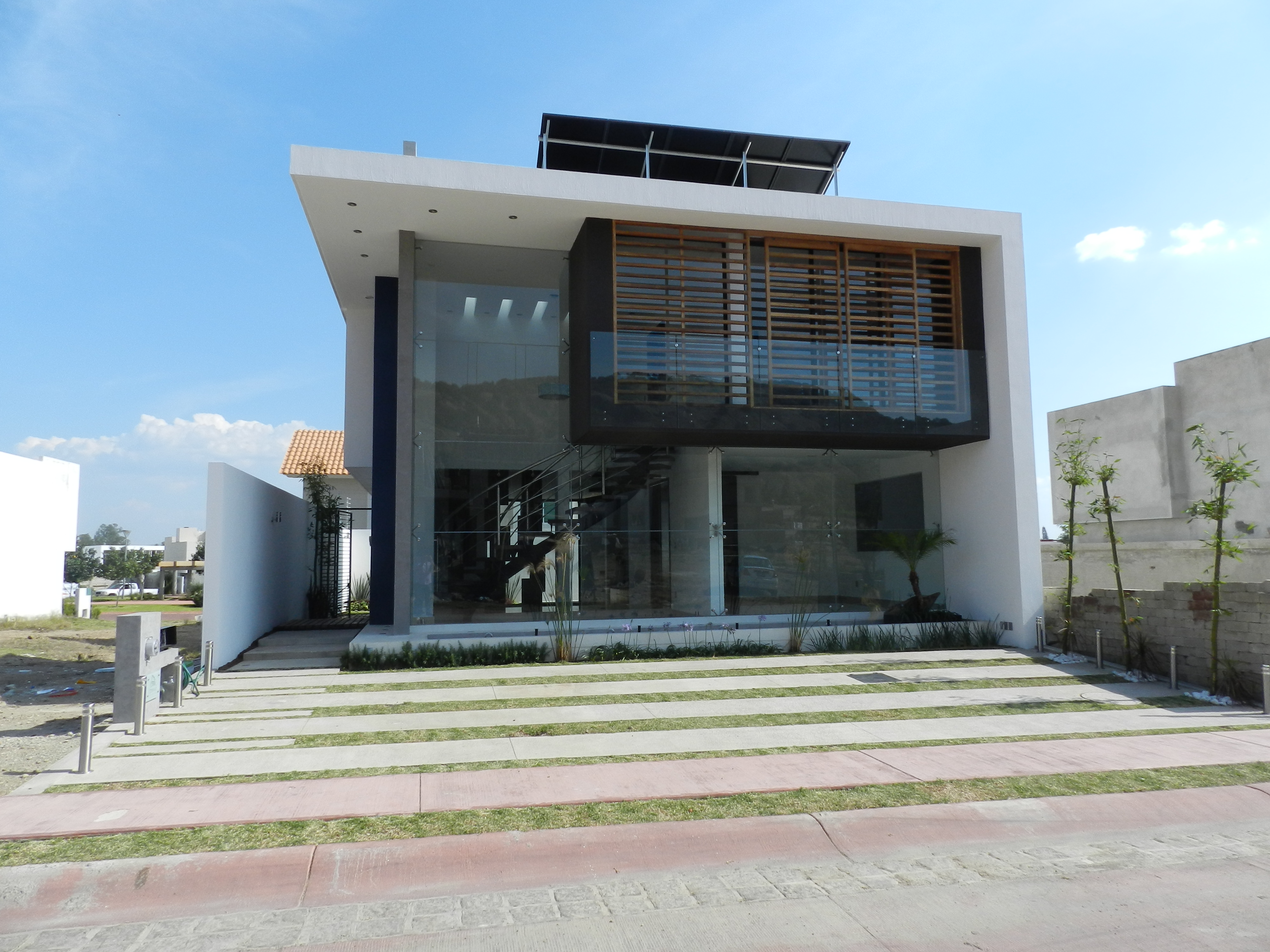 Fachada arquitectónica de lujo